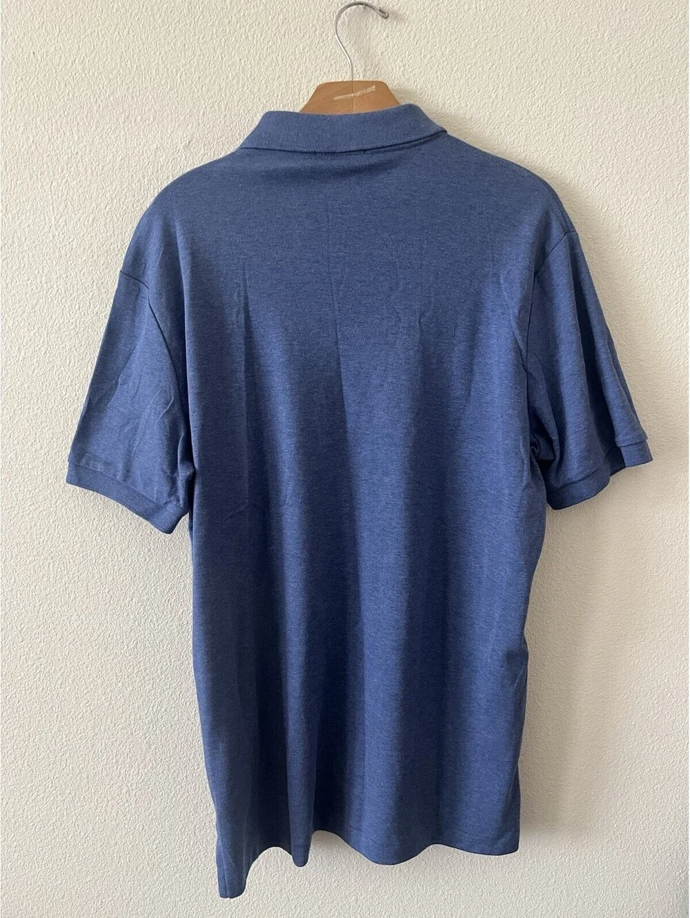Polo Ralph Lauren Mens Blue Short Sleeve Polo Shirt Size M